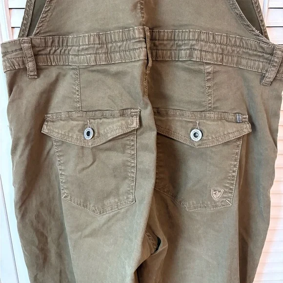 Kuhl Kultivatr Khaki Green Women's Overalls Size 10 x 31 Women’s - Picture 6 of 9
